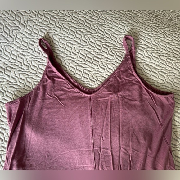 Athleta V-Neck Nighttime Bliss Sleep Romper Sz L - Picture 4 of 9